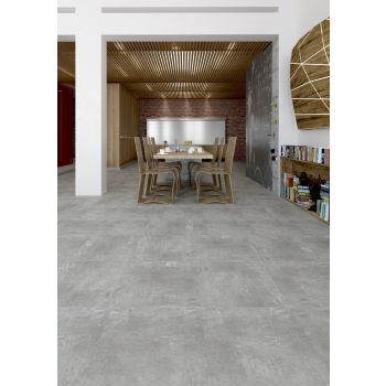 Crea Square Grey Click Luxury Vinyl 