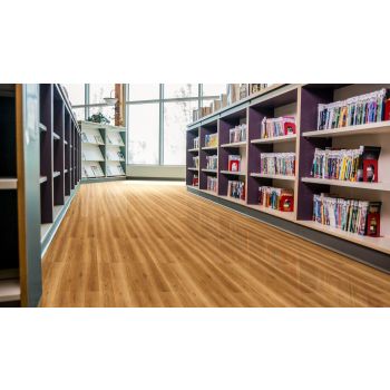 Natural Oak Smoked Glue Down Luxury Vinyl 